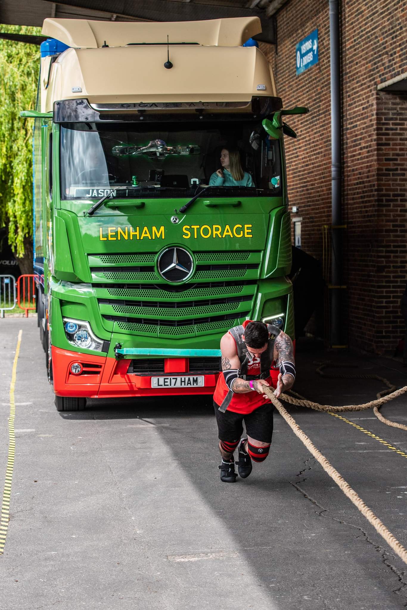 18 Tonne truck-pull in aid of Air Ambulance Charity KSS.