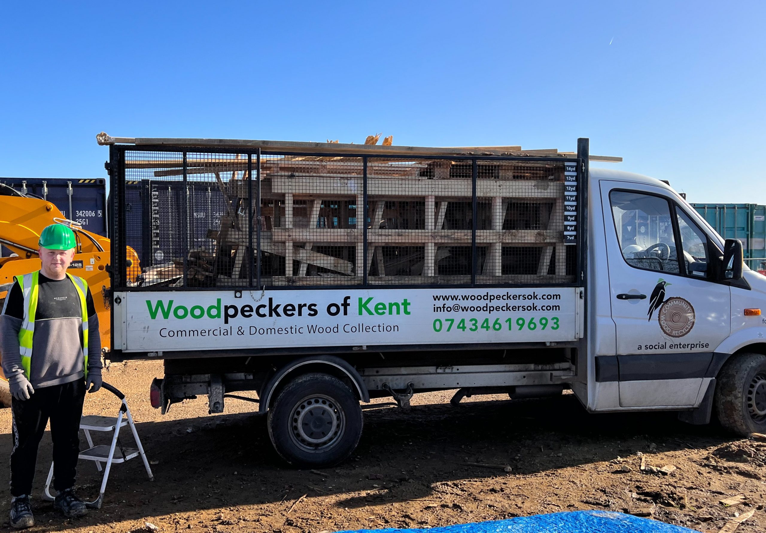 Partnering with Community Wood Recycling at Conningbrook Lakes, Ashford.